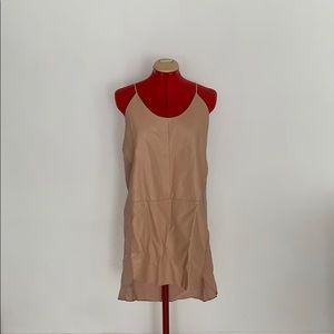 Mason leather/silk tunic